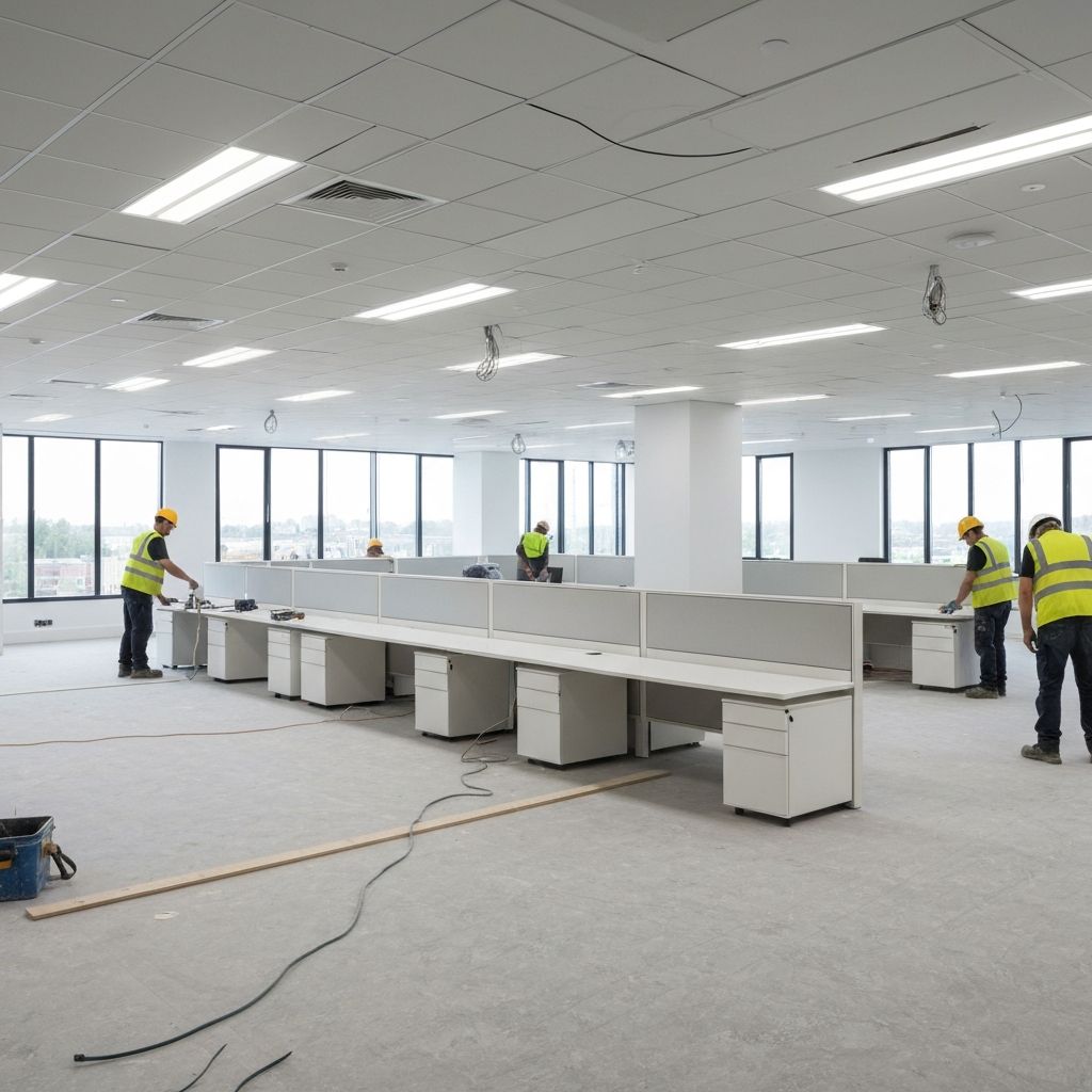 Modern office fit-out interior